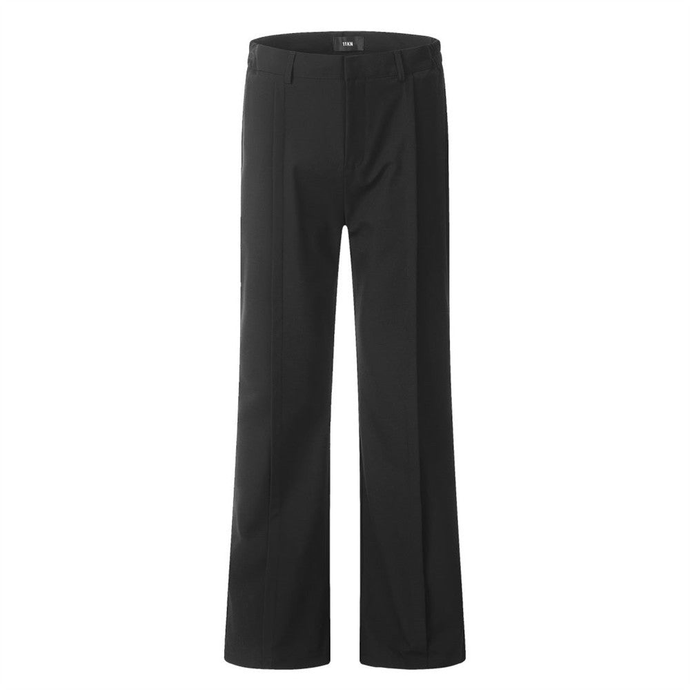 Fashion Solid Color Casual Suit Pants Men