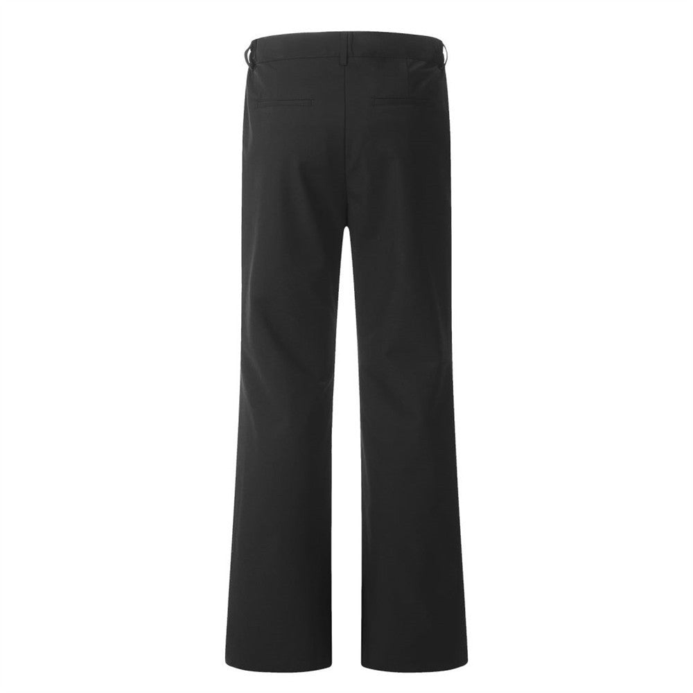 Fashion Solid Color Casual Suit Pants Men